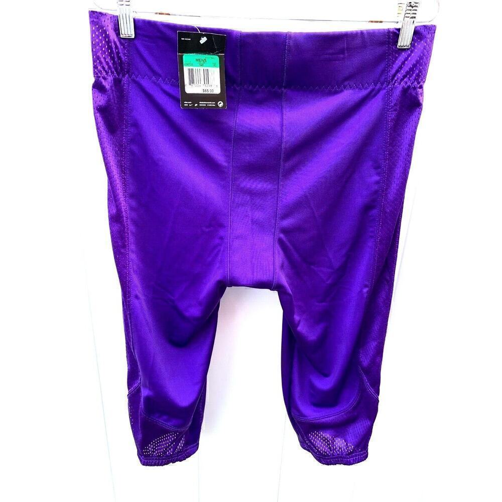 NWT NIKE TEAM Men's Football Pants Adult Purple MSRP $65 535705 545 Size XL